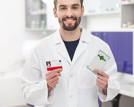 Doctor with Device